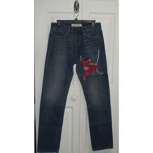 Marc by Marc Jacobs Women's Button Fly Annie Boyfriend Jeans in Evie 30x31 $198
